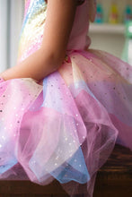 Charger l&#39;image dans la galerie, DEGUISEMENT 2 pcs FEE MAGIQUE robe + ailes 3-4 ans
