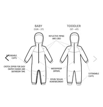 Charger l&#39;image dans la galerie, Vetement de pluie 1 pc - Rain Splash suit 2 ans
