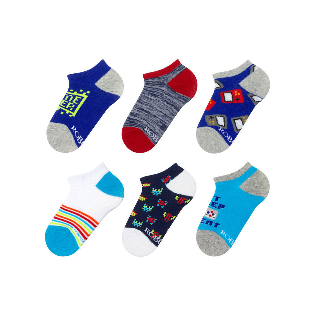 6 paires de chaussettes LITTLE GAMER - TAILLE DE CHAUSSETTE 7-8.5