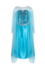 Charger l&#39;image dans la galerie, DEGUISEMENT Robe FROZEN reine des glaces avec cape 3-4 ans
