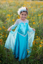 Charger l&#39;image dans la galerie, DEGUISEMENT Robe FROZEN reine des glaces avec cape 5-6 ans
