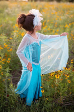 Charger l'image dans la galerie, DÉGUISEMENT Robe FROZEN reine des glaces avec cape 5-6 ans
