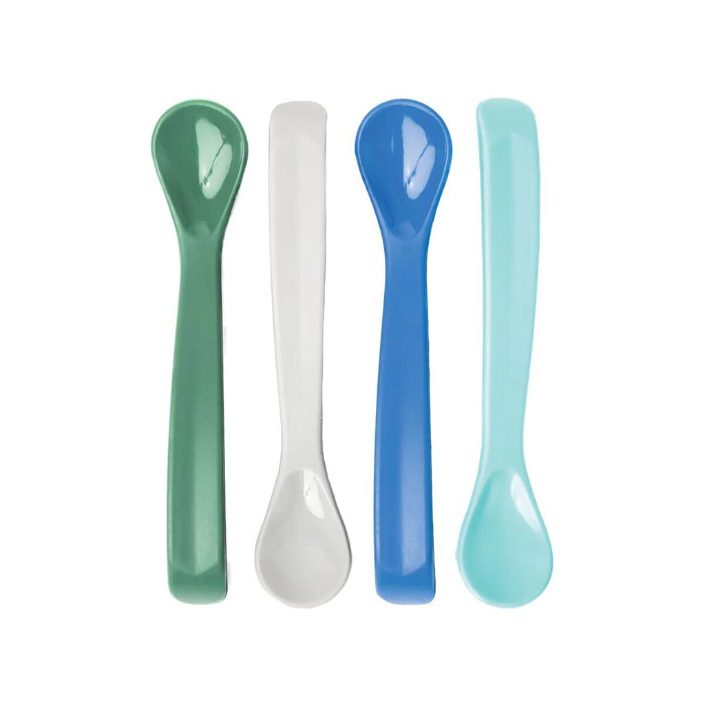 Lot de 4 cuillères en silicone - feeding spoons - 4 mois +