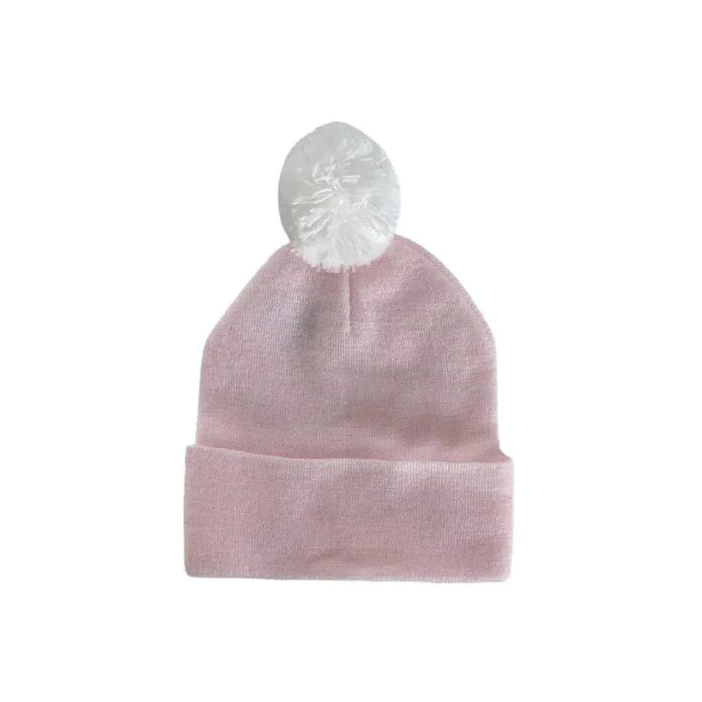Bonnet de naissance avec pompon NOUVEAU NE