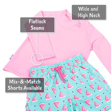 Charger l&#39;image dans la galerie, T shirt maillot UV - Pink 4 ans
