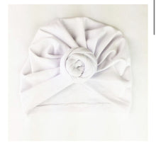 Charger l&#39;image dans la galerie, Chapeau bandeau turbant - Hat bow 0-12 mois
