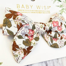 Charger l&#39;image dans la galerie, Bandeau de tete VICTORIA BOW CORAL FLORAL - 0-18 mois
