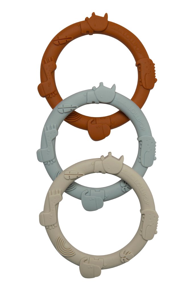 Ensemble d'anneaux de dentition Wild - Miel de Gingembre