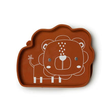 Charger l&#39;image dans la galerie, Assiette à goûter en silicone avec ventouse - Born to be Wild - LION
