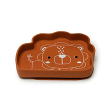Charger l&#39;image dans la galerie, Assiette à goûter en silicone avec ventouse - Born to be Wild - LION
