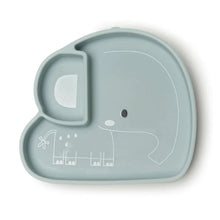 Charger l&#39;image dans la galerie, Assiette à goûter en silicone avec ventouse - Born to be Wild - ÉLEPHANT
