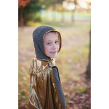 Charger l&#39;image dans la galerie, DEGUISEMENT 3 pcs CHEVALIER DORÉ Haut + cape 5-6 ans
