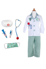 Charger l&#39;image dans la galerie, DEGUISEMENT 7 pcs MÉDECIN DOCTOR 5-6 ans
