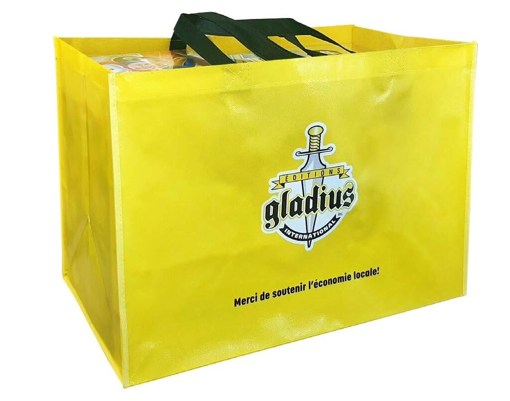 Sac très grand format réutilisable ECONOMIE LOCALE 14 x 20 x 11