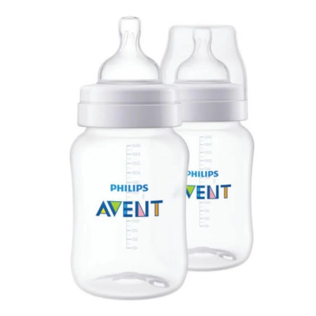 Paquet de 2 - Biberons anticoliques 9oz - 1m+