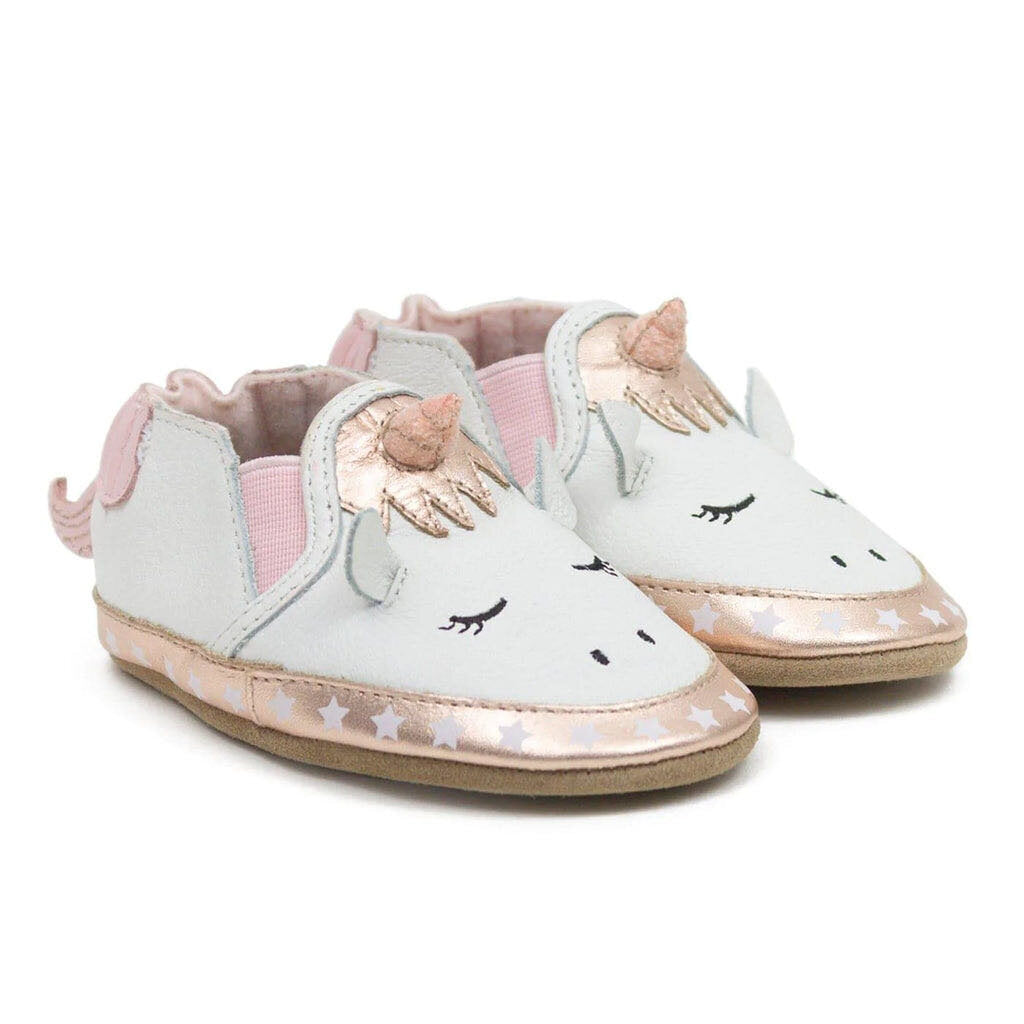 Pantoufles LICORNE EVIE White 18-24 mois