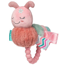 Charger l&#39;image dans la galerie, Jouet de dentition et peluche 6&#39;&#39; Chenille CAMILLA caterpillar TAGGIES

