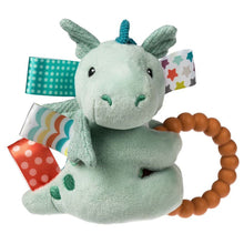 Charger l&#39;image dans la galerie, Jouet de dentition et peluche 6&#39;&#39; DRAX Dragon TAGGIES
