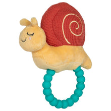 Charger l&#39;image dans la galerie, Jouet de dentition et peluche 6&#39;&#39; Escargot SKIPPY Snail
