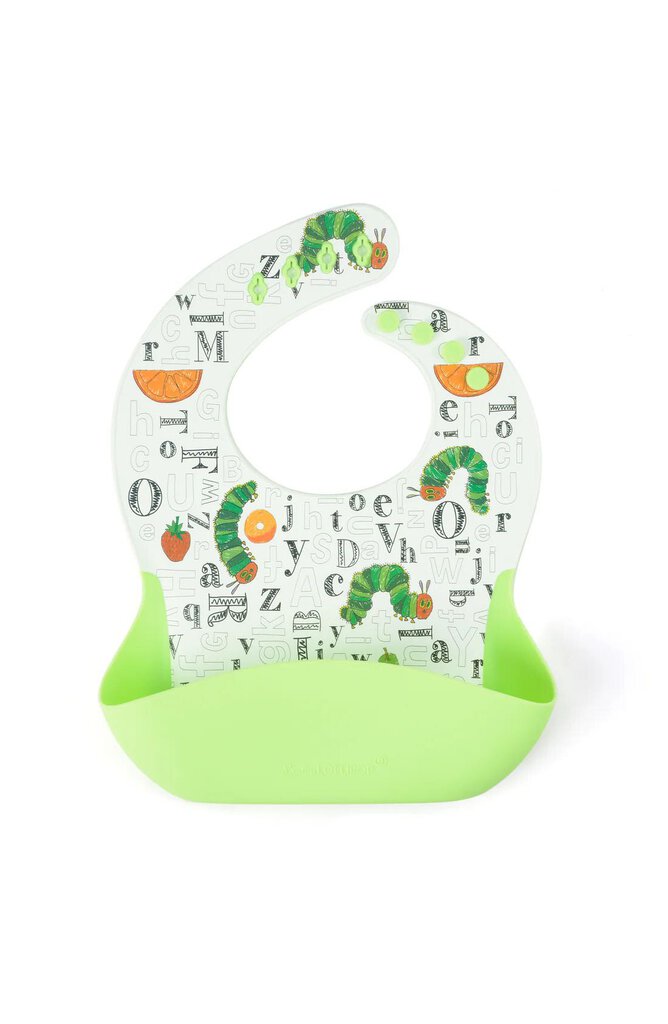 Bavoir en silicone - The Very Hungry Caterpillar ALPHABET - No BPA Silicone 100% alimentaire
