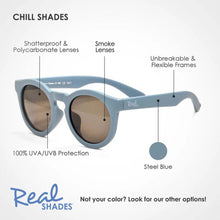 Charger l'image dans la galerie, Lunettes de soleil CHILL - Steel Blue - 2 ans +
