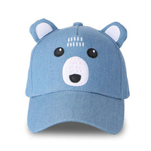 Charger l&#39;image dans la galerie, Casquette 3D OURS - Bear Chambray - 4-6 ans
