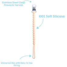 Charger l&#39;image dans la galerie, Duo attache suce en silicone Rose et blanc
