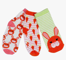 Charger l'image dans la galerie, 3 paires de bas LAPIN Orange 0-24 mois

