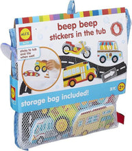 Charger l&#39;image dans la galerie, Jouet de bain collants en mousse - BEEP BEEP stickers in the tub
