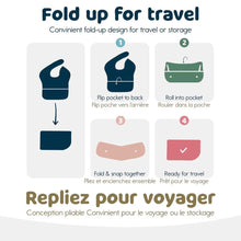 Charger l'image dans la galerie, Bavoir résistent a l'eau - SAGE CHECK 6-24 mois
