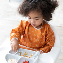 Charger l&#39;image dans la galerie, Bavoir manches longues ALL BROWN 6-24 mois
