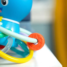 Charger l&#39;image dans la galerie, Hochet et anneau de dentition OCTOPUS - Ocean Explorer - Opus&#39;s Shake and Soothe Teether Toy and Rattle
