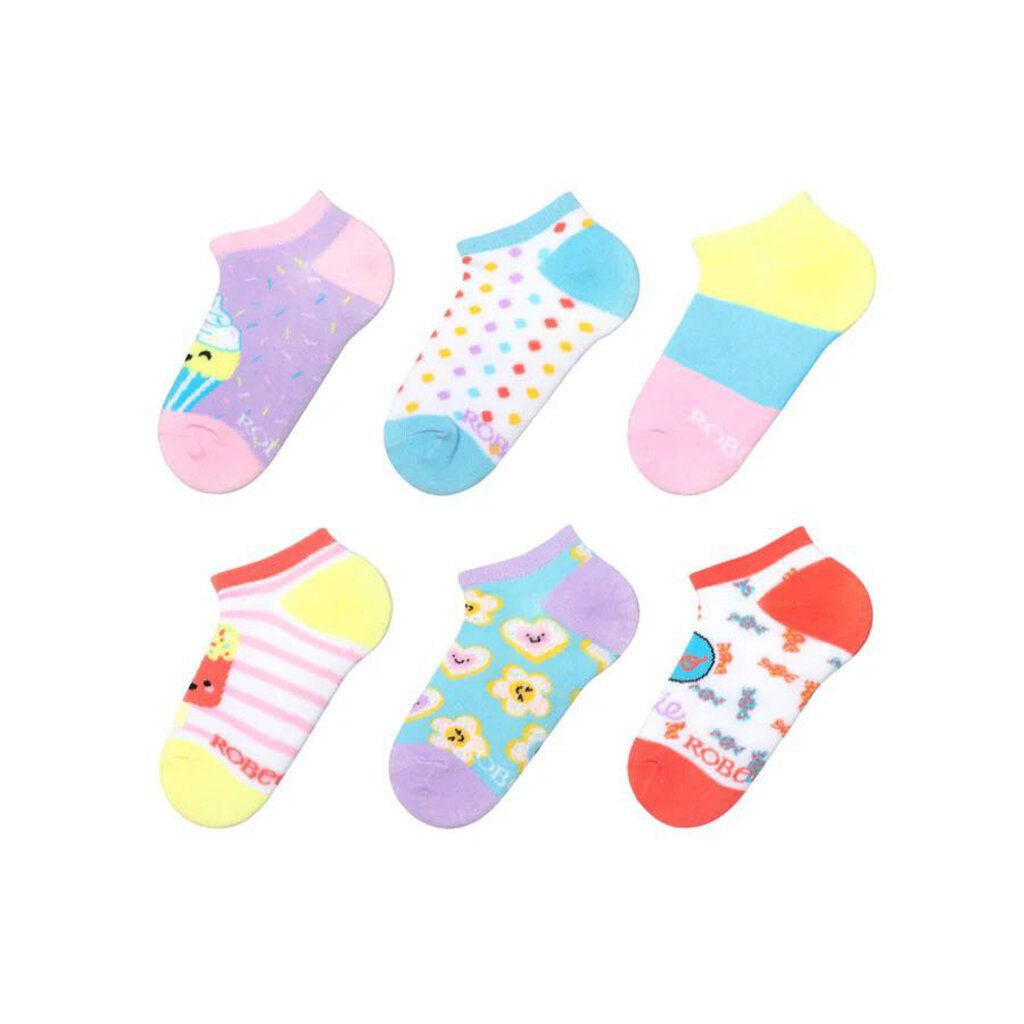 6 paires de chaussettes SWEET TREATS - TAILLE DE CHAUSSETTE 8-9.5
