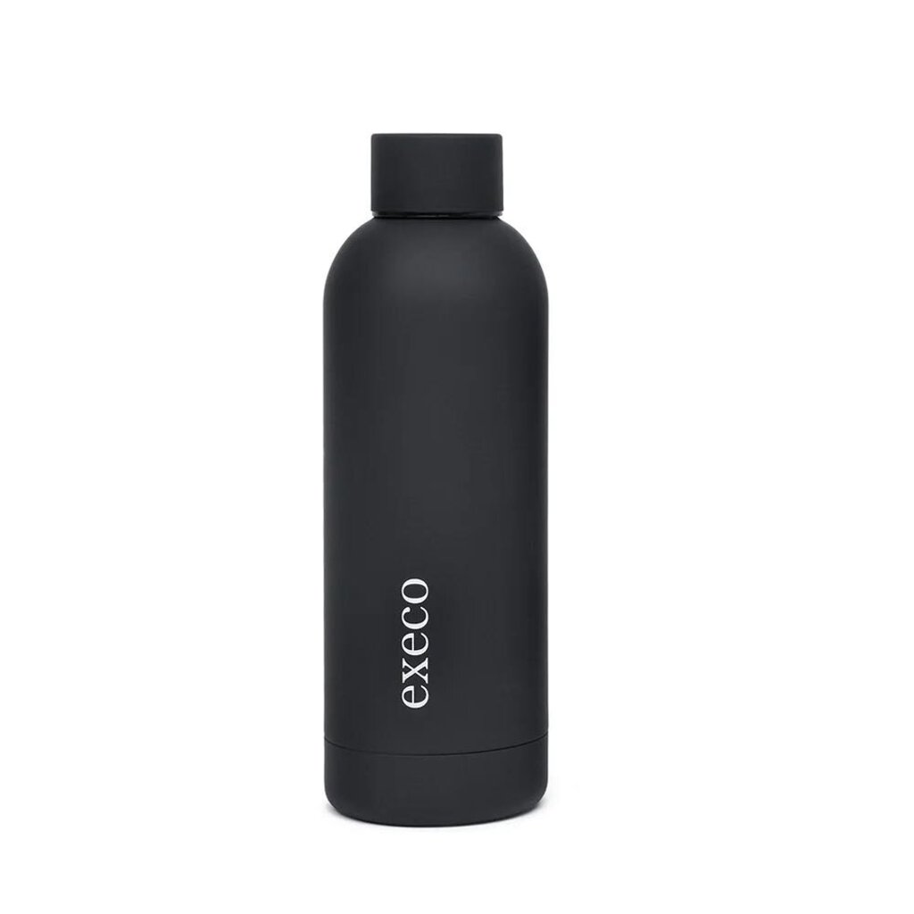 Bouteille isotherme 500 ml - fini velours NOIRE