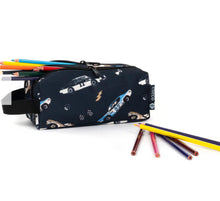 Charger l&#39;image dans la galerie, Étui crayons 2 pochettes VOITURES
