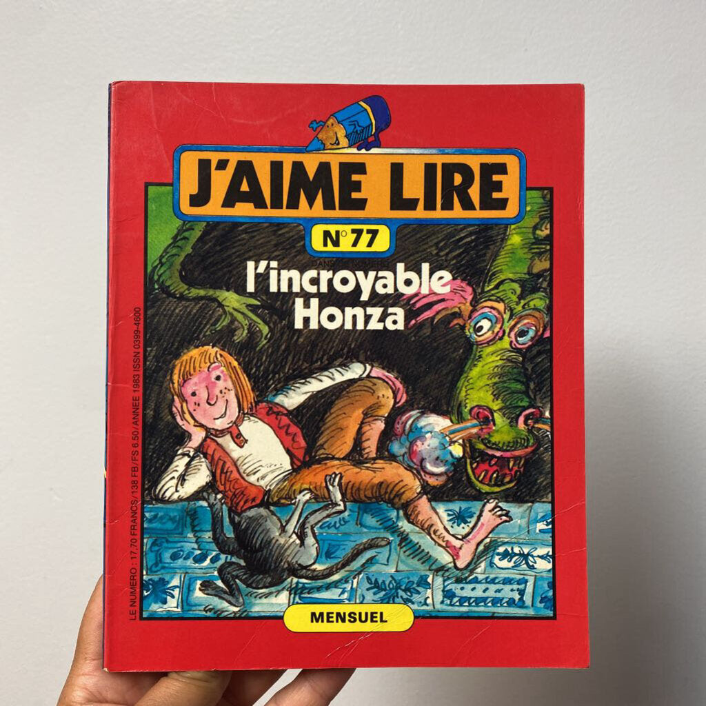 J'aime lire L'incroyable Honza
