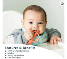 Charger l'image dans la galerie, Paquet de 2 brosses à dents en silicone - training toothbrush - 6 mois +
