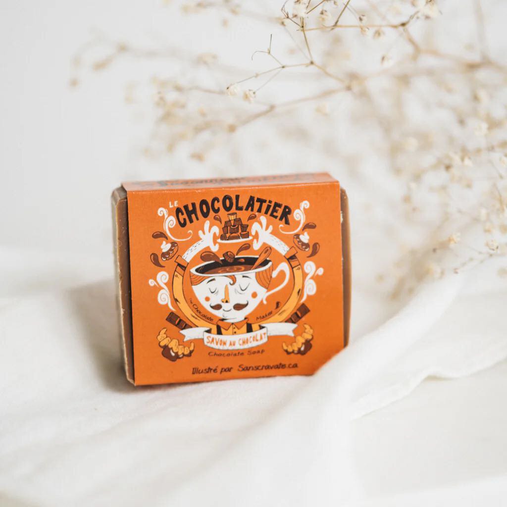 Savon 100g - Le chocolatier - CHOCOLAT