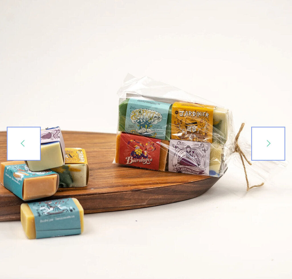 Ensemble CADEAU Goûte-à-tout 4 savons 50g