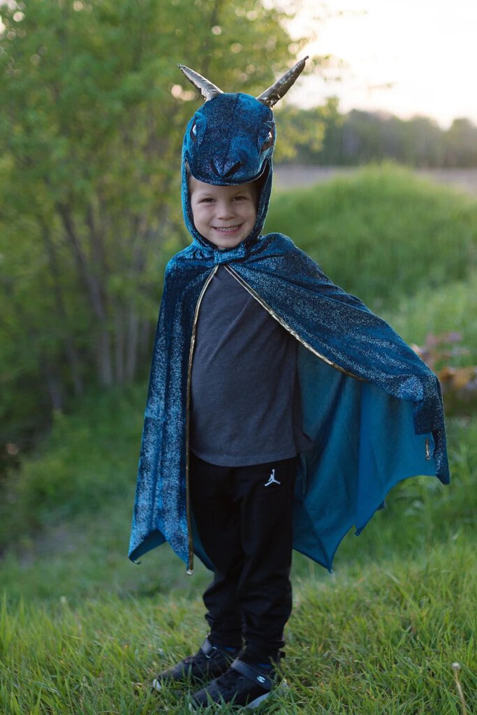 DEGUISEMENT capet DRAGON de la nuit étoilée 5-6 ans