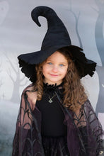 Charger l&#39;image dans la galerie, DEGUISEMENT 3 pcs Tutu + cape + diadème de SORCIÈRE ARAIGNÉE 4-6 ans

