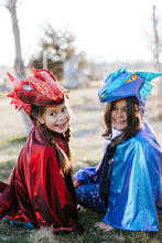 Charger l&#39;image dans la galerie, DEGUISEMENT Cape The metallic RUBY DRAGON 5-6 ans
