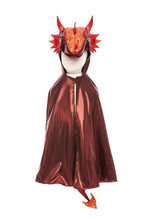 Charger l&#39;image dans la galerie, DEGUISEMENT Cape The metallic RUBY DRAGON 3-4 ans
