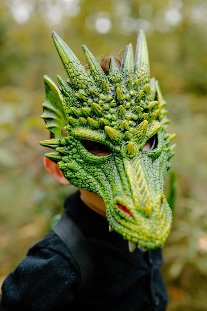 DEGUISEMENT Masque DRAGON vert