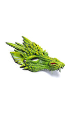 Charger l&#39;image dans la galerie, DEGUISEMENT Masque DRAGON vert
