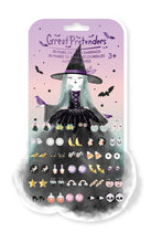 Charger l&#39;image dans la galerie, Boucles d&#39;oreille Autocollantes SORCIÈRE - Natasha The Raven WITCH fantaisiste - sticker earrings
