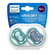 Charger l'image dans la galerie, Paquet de 2 Suces orthodontique Ultra air HELLO et ELEPHANT - 18 mois +
