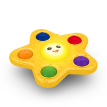 Charger l'image dans la galerie, Jouet de dentition ÉTOILE - Pop &amp; Glow Starfish Suction Cup Toy

