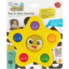 Charger l'image dans la galerie, Jouet de dentition ÉTOILE - Pop &amp; Glow Starfish Suction Cup Toy
