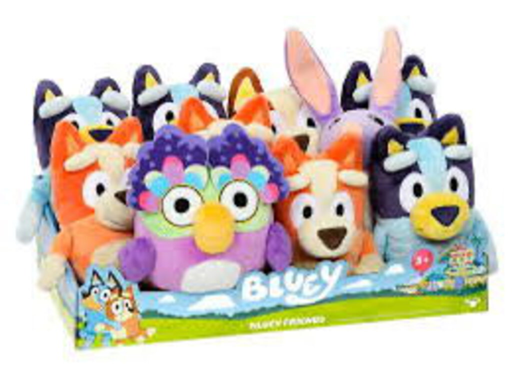 BLUEY Peluche 8'' personnages assortis